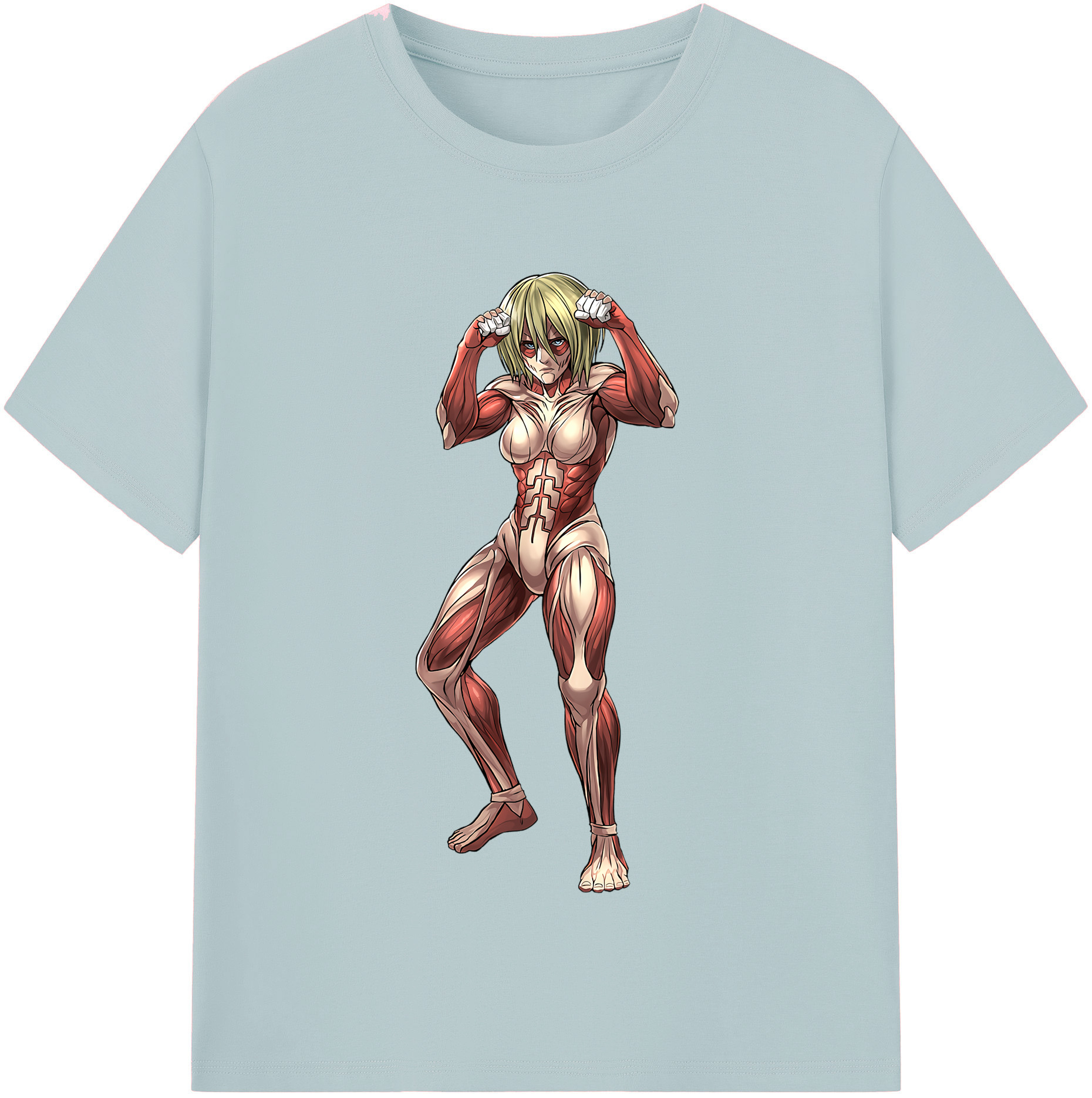 （画像用） 進撃の巨人 Attack on Titan 綿100％半袖Tシャツ（フロントプリント）